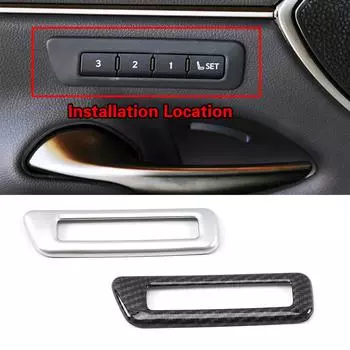 Для Lexus ES ES200 ES250 ES300 ES350 2018 2024 Память автомобиля Запоминание Вызов Воспоминание Кнопка регулировки сиденья Ручка отделки Рамка Ремонт