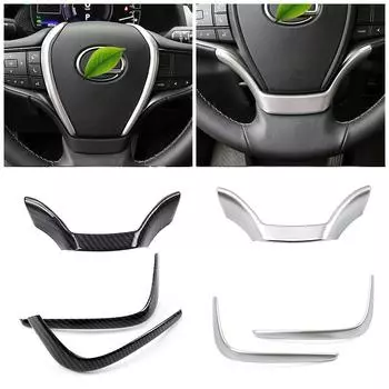 Для Lexus ES ES200 ES250 ES300 ES350 2018 2024 Автомобильный центральный пульт управления рулевым колесом Модификация рамы Крышка Отделка Внутренний стиль Ремонт