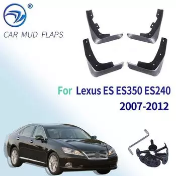 Для Lexus ES ES350 ES240 2007-2012 Брызговики Передний и задний брызговики Fender 2008 2009 2010 2011 Комплект брызговиков 2007-2012