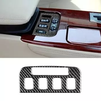 Для Lexus GS 2006-2011 автомобильное сиденье, панель управления, декоративная крышка, наклейка, отделка, автомобильные аксессуары для интерьера, углеродное волокно style A