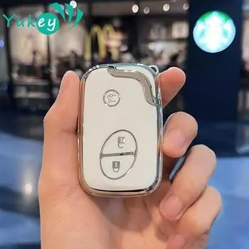 Для Lexus GX460 RX350 ES350 IS250 GX460 LX570 IS350 GS430 GS300 GS450h TPU чехол для автомобильного ключа чехол-брелок чёрный