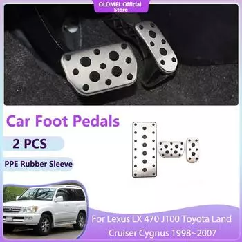 Для Lexus LX 470 J100 Toyota Land Cruiser Cygnus 1998~2007 без сверления педалей, тормоза, акселератора, литой лоток, детали, аксессуары