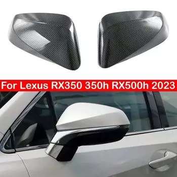 Для Lexus RX350 350h RX500h Автомобильное боковое зеркало заднего вида, наклейка, крышка крыла, внешняя дверь, чехол заднего вида, отделка из углеродного волокна