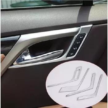 Для Lexus RX450 2016 2017 автомобильный Стайлинг ABS хромированная внутренняя дверная ручка рамка отделка автоаксессуары серебряный