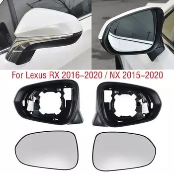 Для Lexus RX 2016-NX 2015-автомобильное крыло, боковое зеркало, линза, стекло, рамка наружного зеркала заднего вида, отделка корпуса glass left