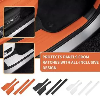 Для Li Lixiang L7 L8 L9 2024 2024 2024 Наклейка на порог багажника автомобиля, защитная кожаная накладка на багажник, подходит для заднего автомобиля L7/l8/l9 Sti S1c4