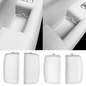 Для Li Lixiang L7 L8 L9 2024 2024 автомобильная силиконовая дверная ручка дверная чаша защитная накладка внутренняя защита от царапин аксессуары для хранения K2G0 чёрный