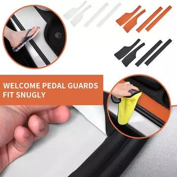 Для Li LiXiang L7 L8 L9 2024 2024 2024 порог багажника автомобиля наклейка на багажник автомобиля аксессуары полоса наклейка защита кожа автомобиля P9B1