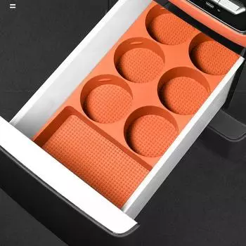 Для Li Lixiang L9 2024 2024 автомобильный холодильник ящик для хранения подстаканник нескользящий защитный силиконовый держатель контейнер автомобильные аксессуары