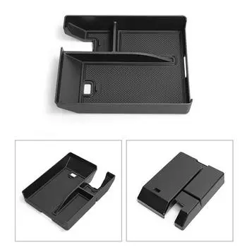 для Lincoln Nautilus 2025 2025 Центральная консоль Подлокотник Ящик для хранения Автомобильный центральный лоток Органайзер Аксессуары Уборка чёрный