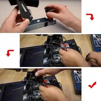 Для Logitech G25 G27 G29 G920 Game Racing Wheel Upgrade имитирует педали газа, тормоза, сцепления, пружины, набор поддельных автомобильных аксессуаров чёрный