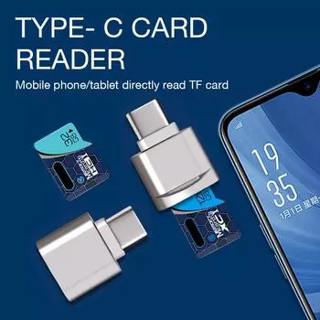 Для Macbook PC Mobile Для Samsung Huawei Для Macbook Xiaomi USB 3.1 Устройство чтения карт памяти Высокоскоростной мини-адаптер OTG Портативный тип C к TF Micro SD
