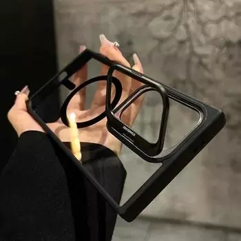 Для магнитного скрытого держателя прозрачный чехол для Samsung Galaxy S24 Ultra S22 Plus S23 FE ударопрочный магнитный беспроводной зарядный чехол For S24 чёрный