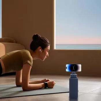 Для MagSafe 1000 мл изолированная бутылка для воды с вращающимся держателем для телефона портативная кофейная кружка вакуумная чашка для занятий спортом на открытом воздухе чёрный