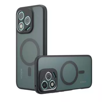 Для Magsafe Магнитный акриловый матовый чехол для Huawei Honor 400 Lite Противоударный прозрачный чехол-бампер для Honor 400 300 200 Pro For Honor 300 Pro чёрный