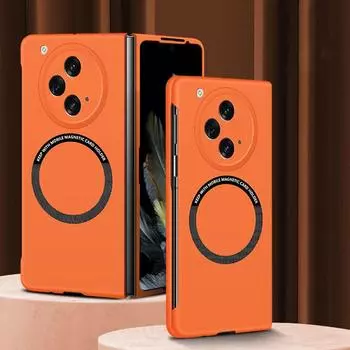 Для Magsafe Магнитный безрамочный жесткий чехол для ПК для Oppo Find N3 N2 Тонкий противоударный матовый чехол с беспроводной зарядкой для телефона FindN3 Ультратонкий oppo find N3 белый