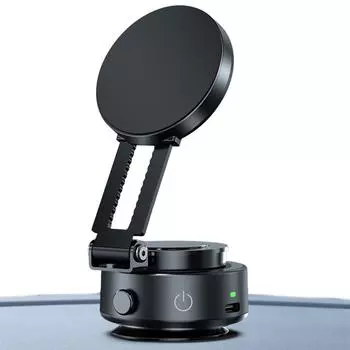 Для Magsafe Магнитный вакуумный автомобильный держатель для телефона, вращающийся на 360°, складной автомобильный магнитный держатель, электрическая вакуумная поворотная подставка для iPhone