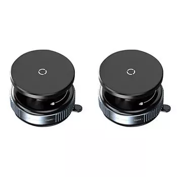 Для Magsafe Магнитный вакуумный автомобильный держатель для телефона с вращением на 360 градусов для iPhone (черный)