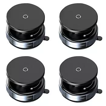 Для Magsafe Магнитный вакуумный автомобильный держатель для телефона с вращением на 360 градусов для iPhone (черный)