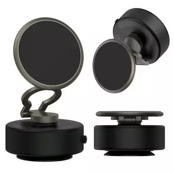 Для Magsafe Магнитный вакуумный автомобильный держатель для телефона, вращающийся на 360°, складной для iPhone