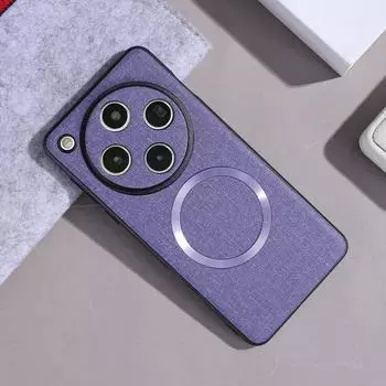 для Magsafe простой кожаный чехол для OPPO Find X8 Pro X7 ультра матовый магнитный беспроводной зарядный противоударный защитный чехол For Find X8 Ultra серый