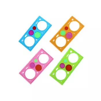 Для мальчиков и девочек спирограф блокнот для рисования доска линейка развивающие игрушки random color