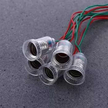 для маленькой лампочки Учебный инструмент Аксессуары для освещения Адаптер для лампы E10 Цоколь для лампы E10 Патрон для лампы