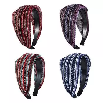 Для мамы, летняя сетчатая повязка на голову с широкими краями, обруч для волос в корейском стиле, аксессуары для волос, женская повязка для волос