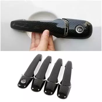 Для Mazda 2 3 5 6 CX-7 CX-9 BT-50 Mazda3 Mazda6 Напечатанная из углеродного волокна внешняя боковая дверная ручка накладка молдинг рамка рамка