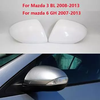 Для Mazda 2 3 BL 2008-2013 6 GH 2007-2013 дверь автомобиля боковая крышка зеркала заднего вида с подсветкой Right side