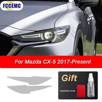 Для Mazda 3 6 CX 3 CX 5 CX 9 HD автомобильная защитная пленка для фар черная пластиковая прозрачная TPU наклейки автомобильные аксессуары