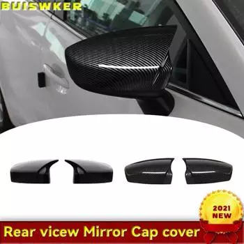 Для Mazda 3 Axela 2014 2015 2016 2017 2018 2019 автомобильный стайлинг 1 пара крышка зеркала заднего вида крышка корпуса зеркала крышка заднего вида