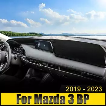Для Mazda 3 BP 2019 2020 2024 2024 2024 Крышка приборной панели автомобиля, защитный коврик от солнца, анти-УФ-излучения, нескользящие коврики, аксессуары