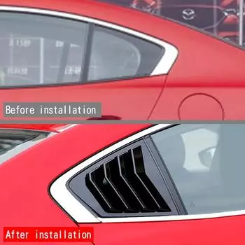 Для Mazda AXELA Mustang боковое окно, жалюзи, боковое вентиляционное отверстие, спойлер Matt black
