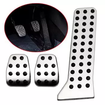 Для Mazda CX-3 DK 2016~2024 Аксессуары Газовые крышки Ускоритель Сплавы Автомобильные педали и детали Нержавеющая сталь Топливный тормоз Без сверления