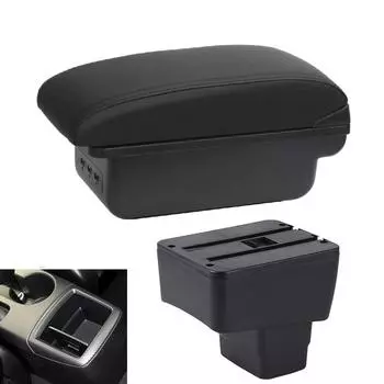 Для Mazda CX-3 для Mazda 2 Skyactiv версия Cx3 автомобильный подлокотник ящик для хранения аксессуары зарядка USB чёрный