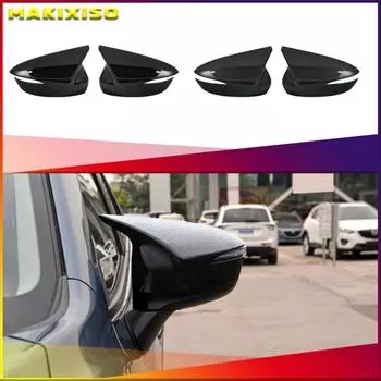 Для Mazda CX-5 2015 2016 дверь автомобиля заднего вида боковое зеркало заднего вида накладка для CX-4 CX-3 2016 2017 1pc Black Left