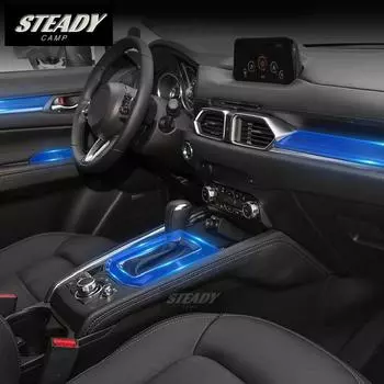 Для Mazda CX-5 2017-салон центральной консоли автомобиля прозрачная защитная пленка из ТПУ против царапин ремонтные аксессуары ремонт