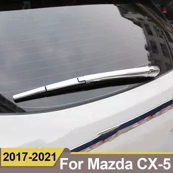 Для MAZDA CX-5 CX5 CX 5 2017 2018 задний багажник, рычаг стеклоочистителя, крышка, накладка, насадка, аксессуары для украшения ABS Chrome