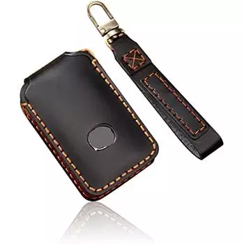 Для Mazda кожаный чехол-брелок с брелоком для Mazda 3 6 8 30 MX5 CX3 CX5 CX7 CX9 — черный 15x15x8cm