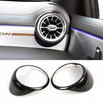 Для Mercedes Benz A CLA Class W177 V177 C118 W118 Приборная панель автомобиля Кондиционер Выход Вентиляционное украшение Рамка Кольцо Крышка Накладка