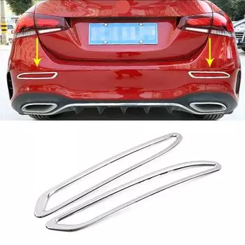 Для Mercedes Benz A Class W177 V177 A180 A200 A250 автомобильный задний бампер фара противотуманная фара рамка декоративная крышка отделка ремонт наклейка