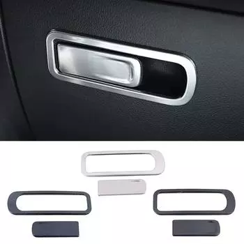 Для Mercedes Benz AB CLA GLA GLB Class W177 W247 C118 W118 X247 H247 2024 автомобильный ящик для хранения перчаток ручка переключатель крышка рамка отделка чёрный