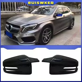 Для Mercedes Benz ABCES CLA GLA GLK Class W176 W246 W204 W212 W221 C177 X204 X156 Автомобильное зеркало заднего вида из углеродного волокна