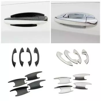 Для Mercedes Benz ACE GLC Class W177 W213 W205 X253 Цвет углеродного волокна Внешний аксессуар Крышка дверной ручки Модификация обшивки рамы