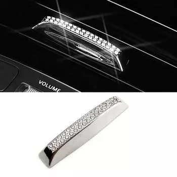 Для Mercedes Benz B Class W247 2018 2019 2020 B180 B200 B220 B250 Центральная консоль ящик для хранения Кнопка регулировки переключателя Кристаллическая отделка серебряный