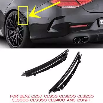 Для Mercedes Benz C257 CLS53 CLS200 CLS250 CLS350 CLS400 AMG 2018-2022 задний бампер, расширение крыла, защита от сколов чёрный