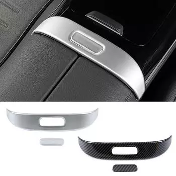 Для Mercedes Benz C Class W206 C200 C220 C260 C300 2024 2024 Автомобильный центральный подлокотник ящик для хранения кнопка переключения рамка крышка отделка ремонт