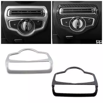 Для Mercedes Benz C GLC Class W205 S205 C205 A205 X253 C253 приборная панель автомобиля фара переключатель кнопка крышка отделка наклейка