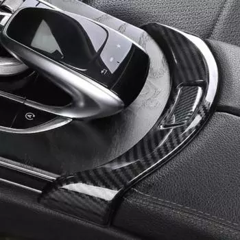 Для Mercedes Benz C GLC Class W205 X253 2015-2020 автомобильные аксессуары центральная консоль подлокотник коробка кнопка крышка отделка декоративная рамка